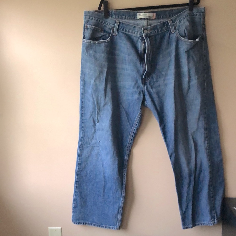 LEVIS Denim: Relaxed Straight Jeans
